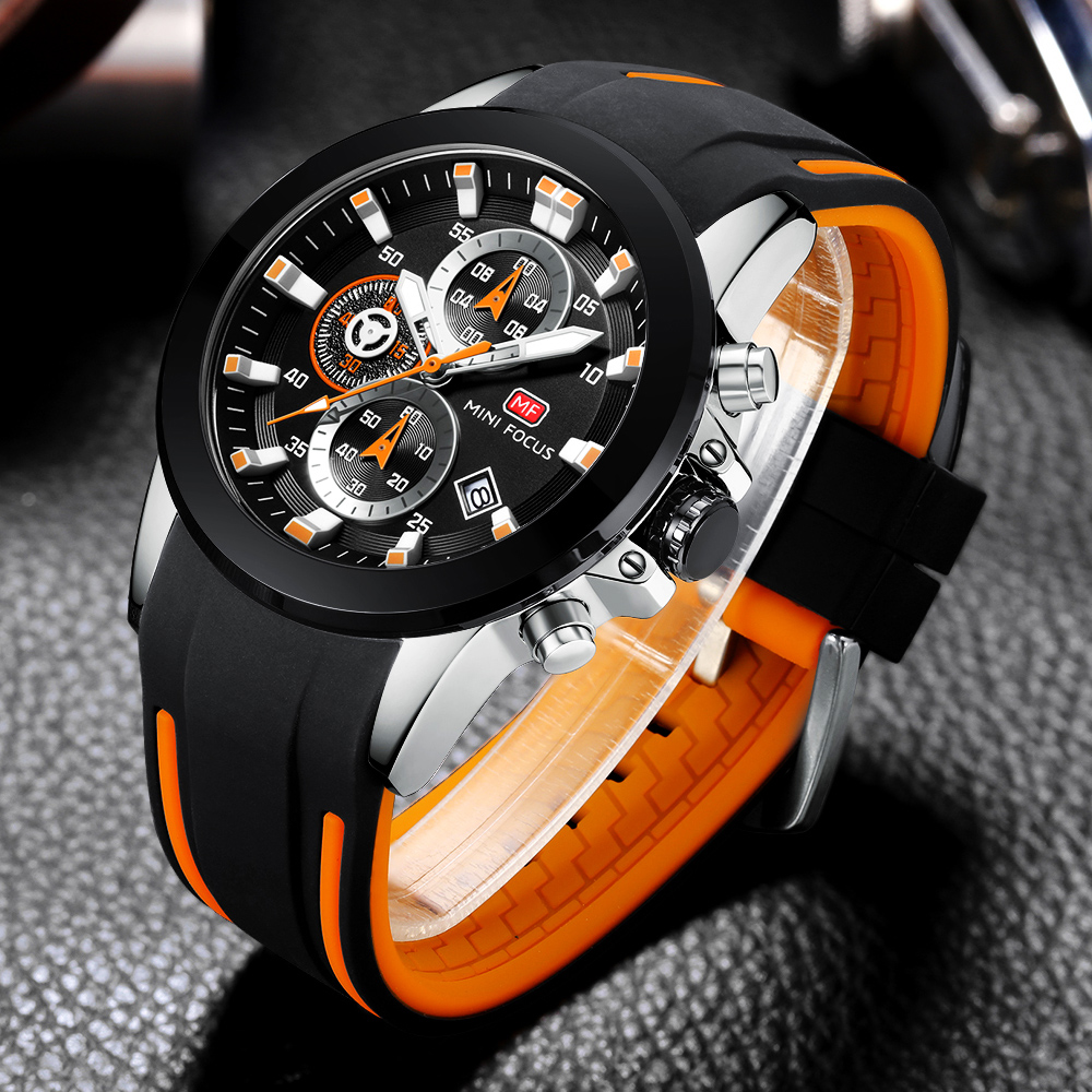 Luxury Watch Maker - MINI FOCUS-Montre-bracelet étanche pour homme, chronographe