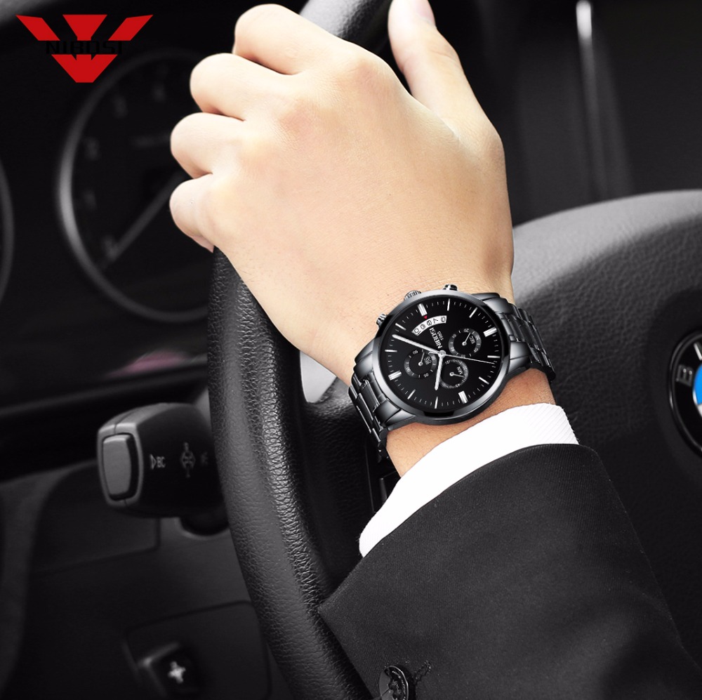 NIBOSI acier inoxydable montre - Luxury Watch Maker avis et prix