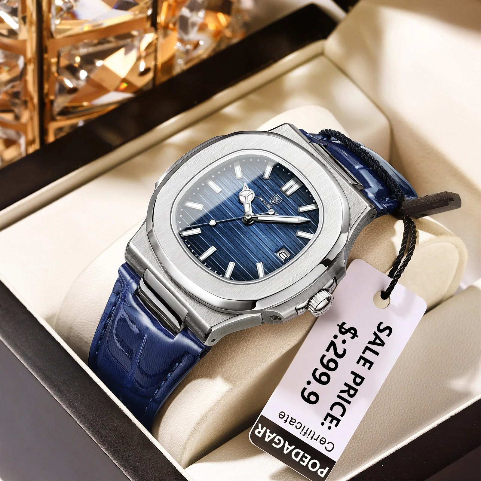POEDAGAR haut de gamme carré h - Luxury Watch Top 10 avis et prix