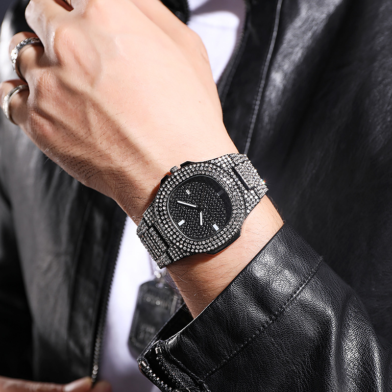 Nouvelle mode montre glacée po - Luxury Watch Iceberg avis et prix